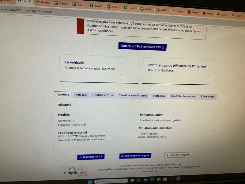 Citroen C5 1.6 HDi Millenium 2011 – снимка 6