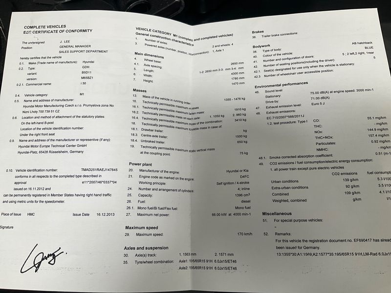 Hyundai i30 1.4 CRDi Classic 2013 – снимка 6