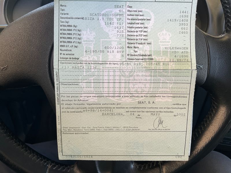 Seat Ibiza 1.9 TDI Sport 2002 – снимка 6