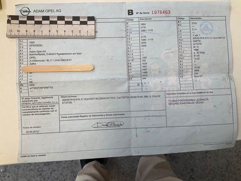 Opel Zafira 1.7 CDTI Family 2013 – снимка 6