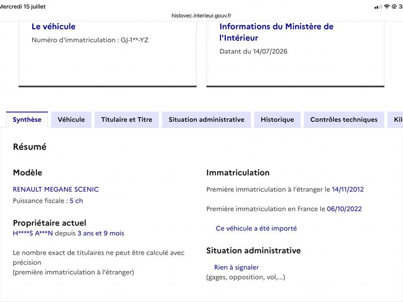 Renault Scenic 1.5 dCi Expression 2012 – снимка 6