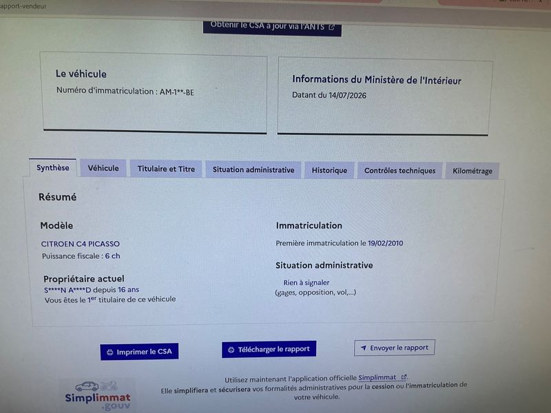 Citroen C4 Grand Picasso 1.6 HDi Millenium 2010 – снимка 6