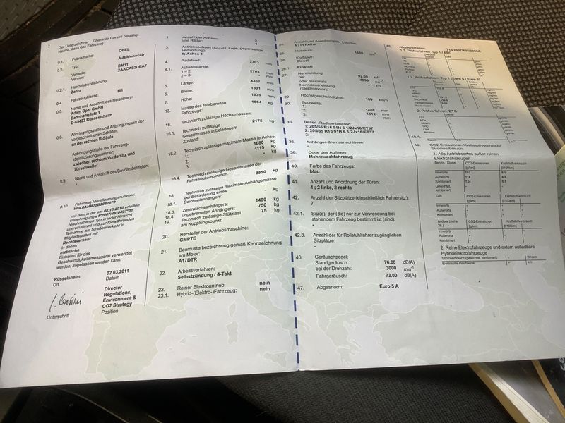 Opel Zafira 1.7 CDTI Design Edition 2011 – снимка 6