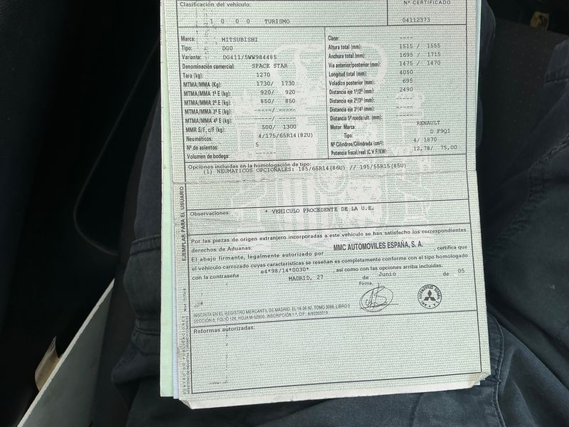 Mitsubishi Space Star 1.9 DI-D Comfort 1900 2005 – снимка 6
