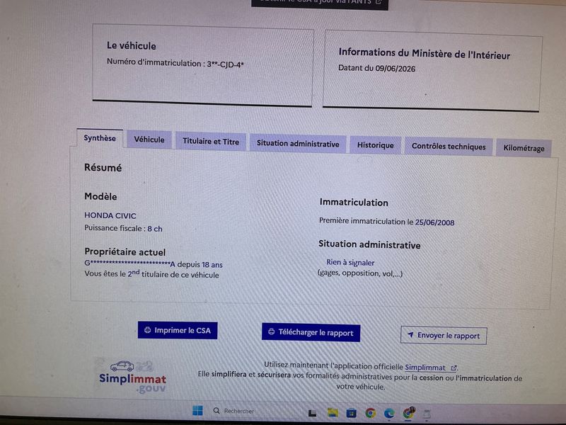 Honda Civic 2.2 CTDI Sport 2008 – снимка 6