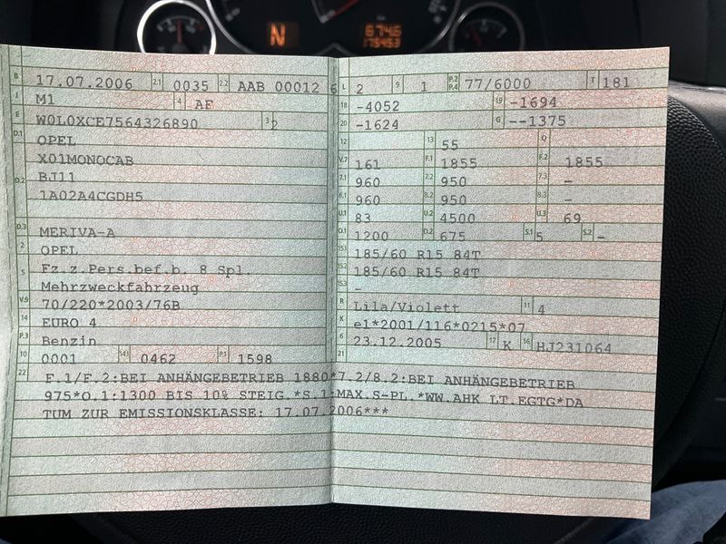 Opel Meriva 1.6 Cosmo 2006 – снимка 5