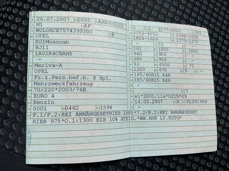 Opel Meriva 1.6 CATCH ME 2007 – снимка 5