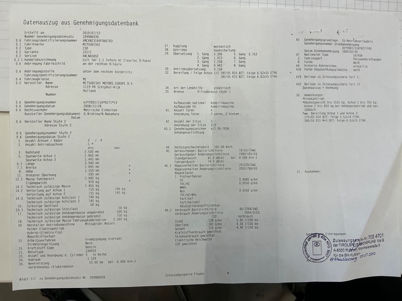 Mitsubishi Colt 1.1 ClearTec Inform 2010 – снимка 6