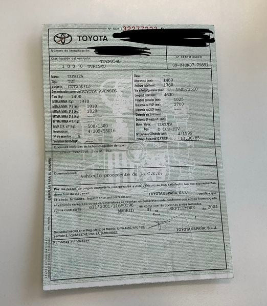 Toyota Avensis 2.0 D-4D Executive Liftback 2004 – снимка 6