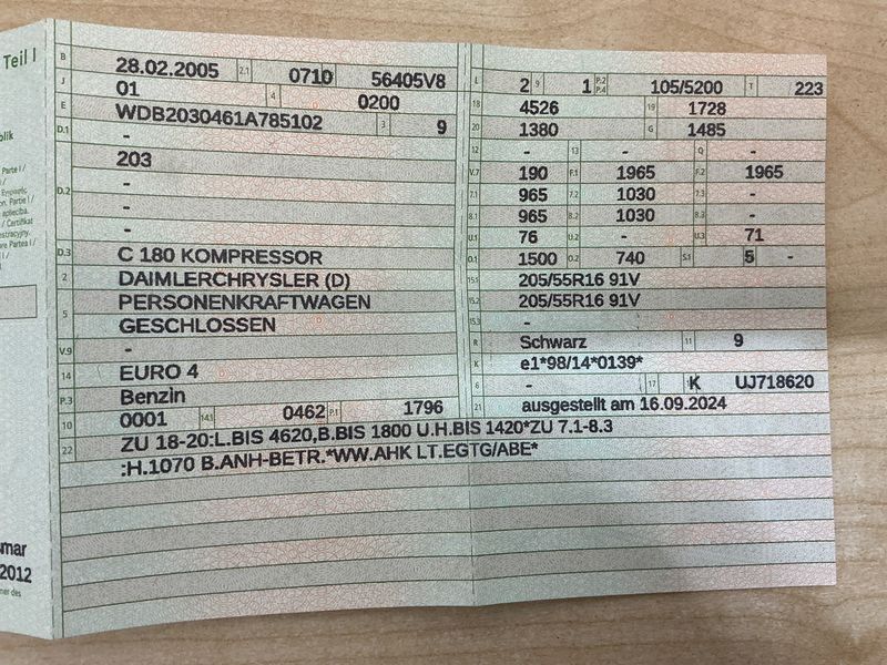 Mercedes-Benz C-Klasse C 180 Kompressor Classic 2005 – снимка 5