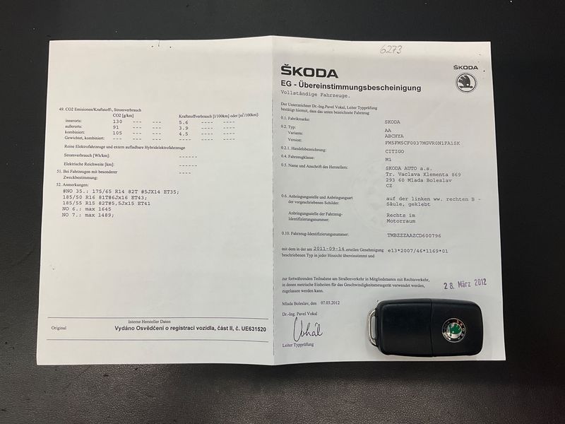 Skoda Citigo 1.0 MPI Ambition 2012 – снимка 6