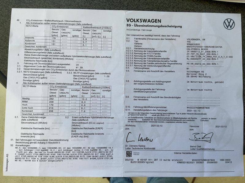 Volkswagen T6 California 2.0 TDI Beach Tour FWD 2021 – снимка 22