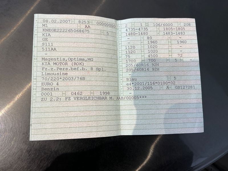 Kia Magentis 2.0 EX Basis 2007 – снимка 5