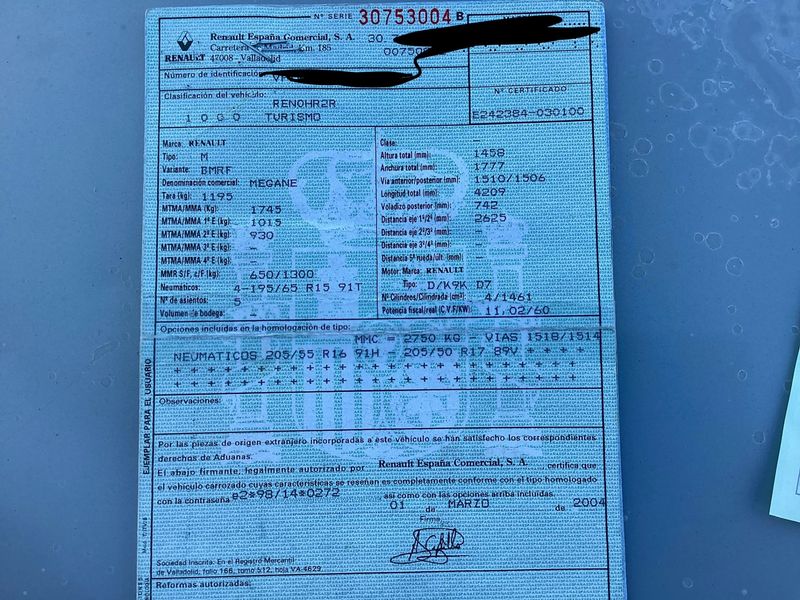 Renault Megane 1.5 dCi Dynamique Confort 2004 – снимка 6