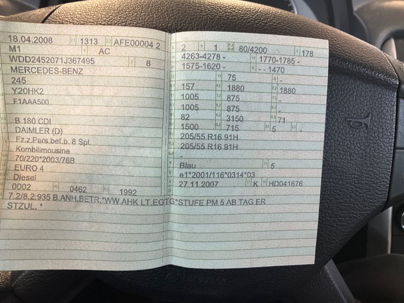 Mercedes-Benz B-Klasse B 180 CDI 2008 – снимка 5