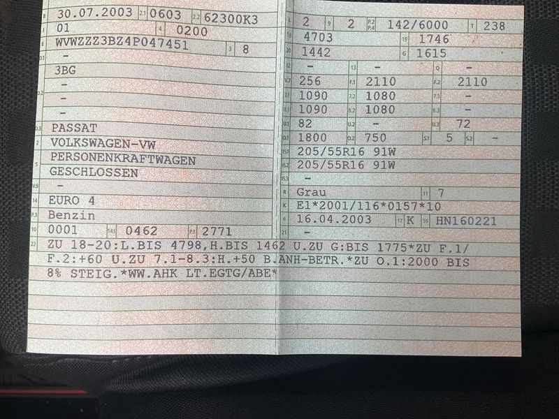Volkswagen Passat 2.8 V6 Trendline 4Motion 2003 – снимка 5