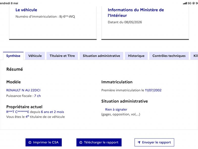 Renault Espace 2.2 dCi Authentique 2002 – снимка 6