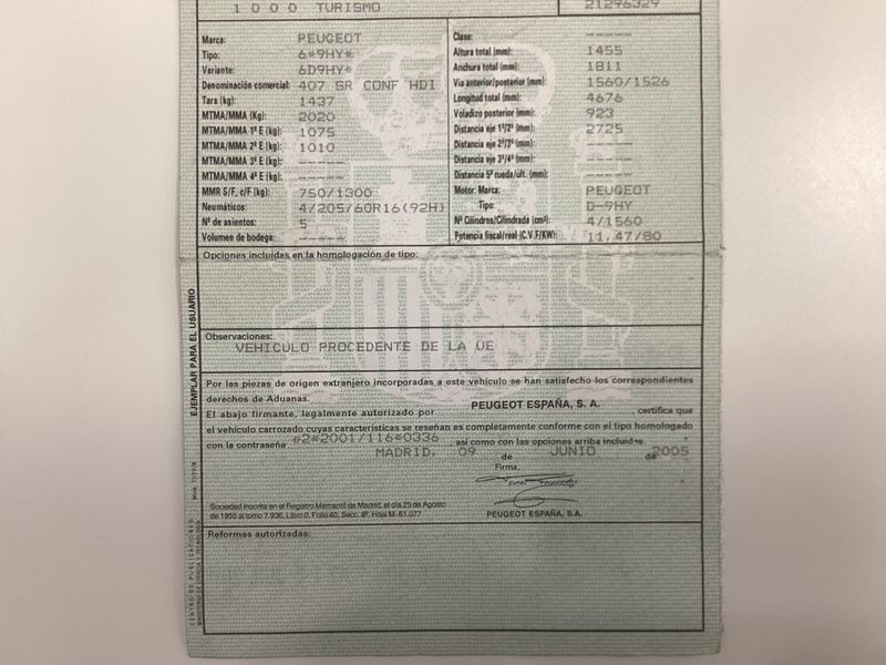Peugeot 407 1.6 HDi SR Confort 2005 – снимка 6