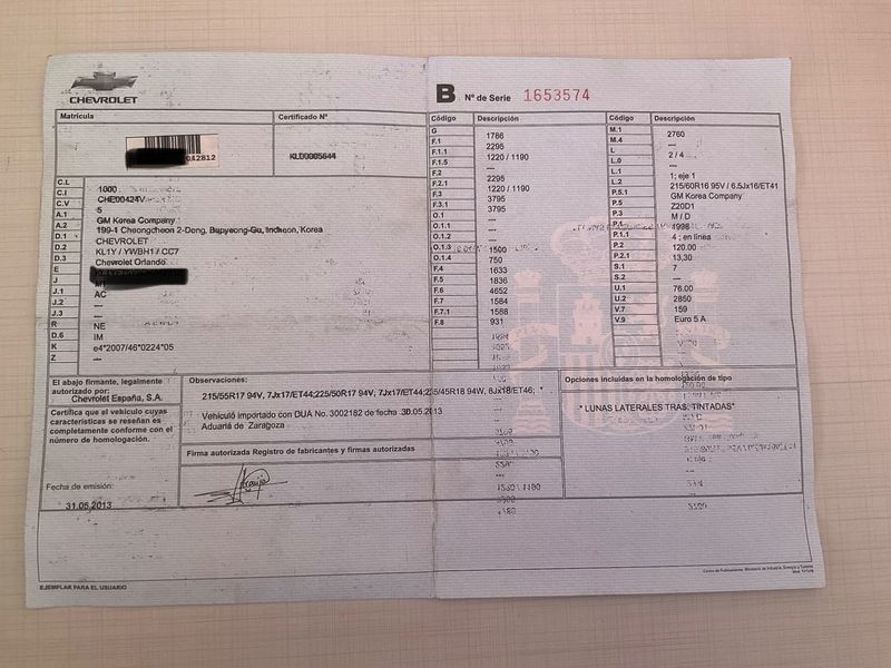 Chevrolet Orlando 2.0 Diesel LTZ 2013 – снимка 6