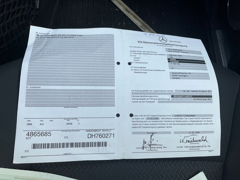 Mercedes-Benz A-Klasse A 180 CDI Elegance 2008 – снимка 6