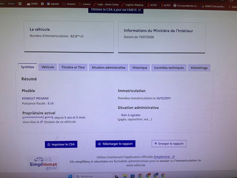 Renault Megane 1.5 dCi Société Air 2011 – снимка 6