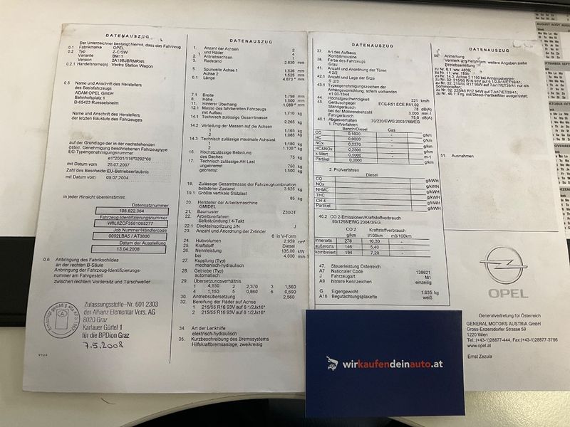 Opel Vectra 3.0 V6 CDTI Cosmo 2008 – снимка 6