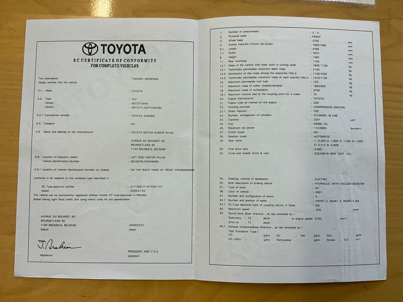 Toyota Avensis 2.2 D-4D TEC-Edition 2009 – снимка 6