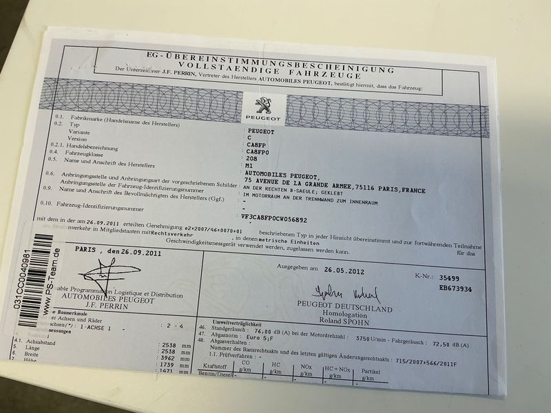 Peugeot 208 1.4 VTi Active 2012 – снимка 6