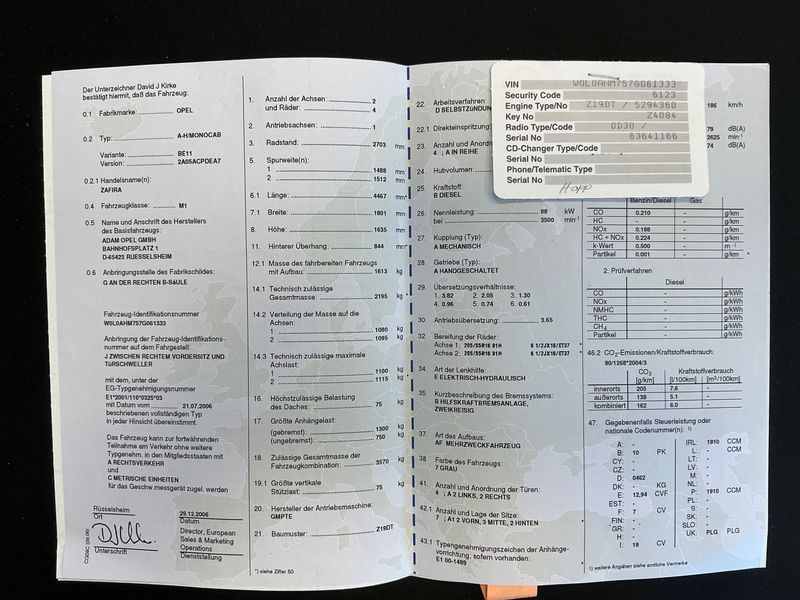 Opel Zafira 1.9 CDTI Edition 2007 – снимка 6