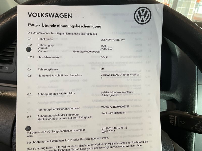 Volkswagen Golf V 1.9 TDI Trendline 2009 – снимка 6