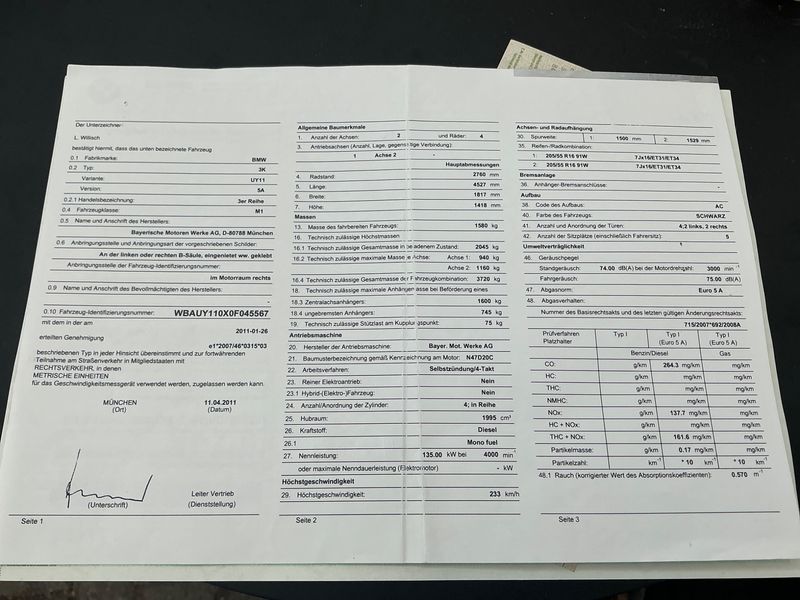 BMW 3er 320d 2011 – снимка 6
