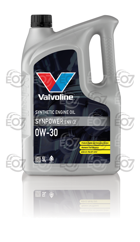 VALVOLINE 298943 МАСЛО 5L МОТОРНО SYNPOWER ENV C2 0W-30 PSA B712312