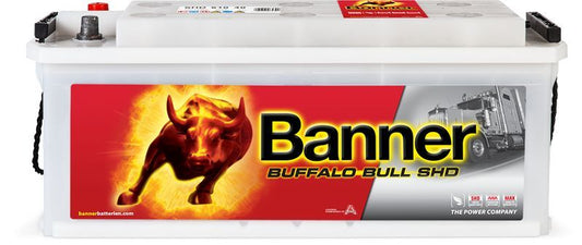 BANNER SHD 610 40 АКУМУЛАТОР BUFFALO SHD 110Ah760A,514*175*210mm