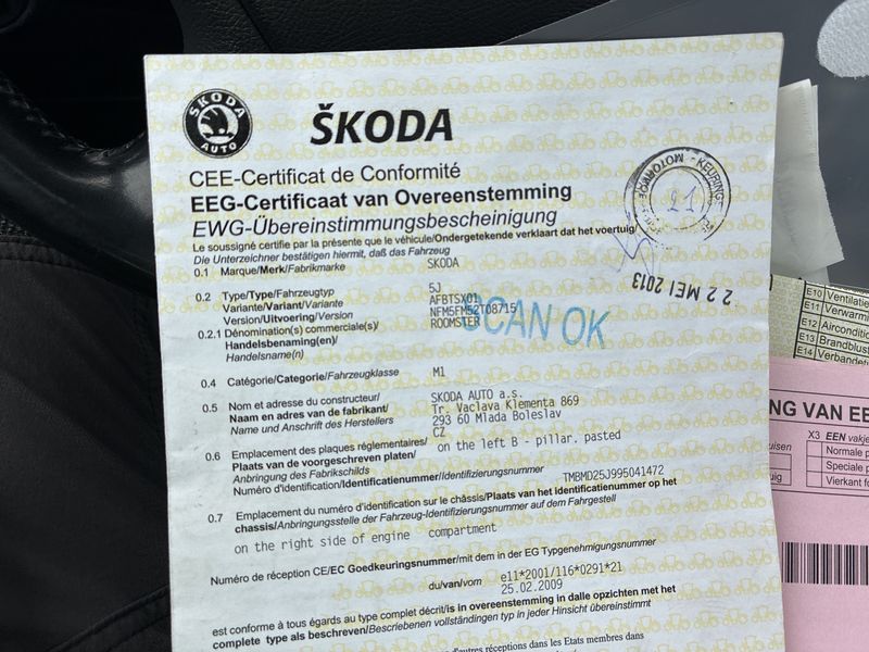 Skoda Roomster 1.6 Comfort 2009 – снимка 16