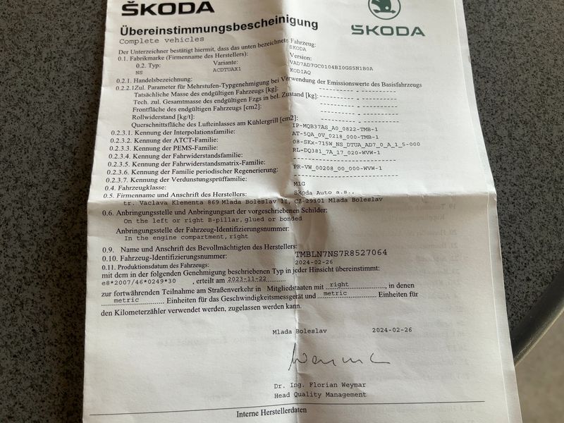 Skoda Kodiaq 2.0 TDI Sportline 4x4 2024 – снимка 22