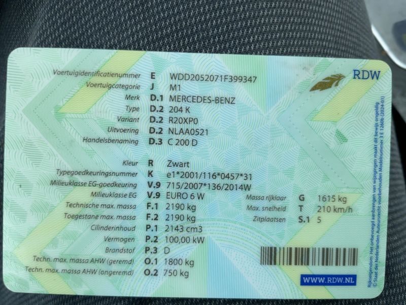 Mercedes-Benz C-Klasse C 200 d T Plus Avantgarde 2016 – снимка 20