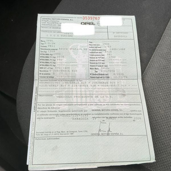 Opel Astra 1.7 CDTI Enjoy 2006 – снимка 6