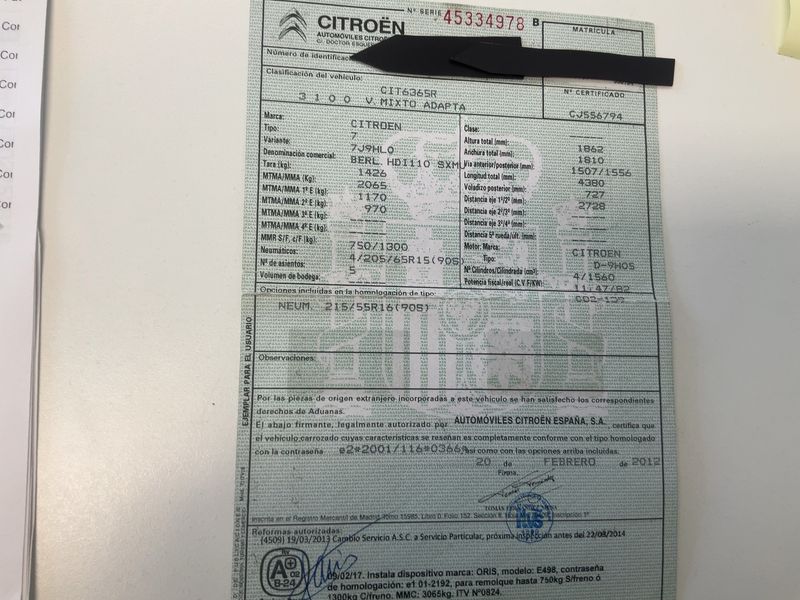 Citroen Berlingo 1.6 HDi SX Multispace 2012 – снимка 21