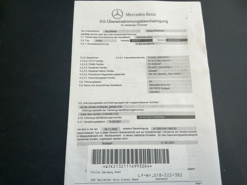 Mercedes-Benz E-Klasse E 300 de T 4Matic AMG Line 2021 – снимка 21