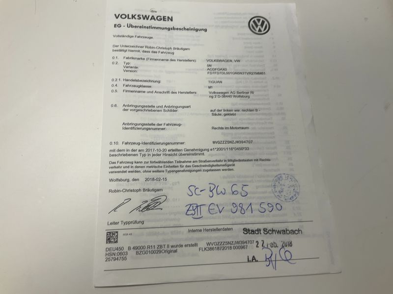 Volkswagen Tiguan 2.0 TDI Highline BlueMotion Tech 2018 – снимка 21