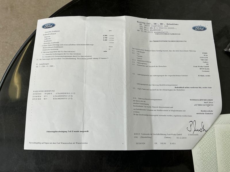 Ford Galaxy 2.0 TDCi Business Edition 2015 – снимка 22