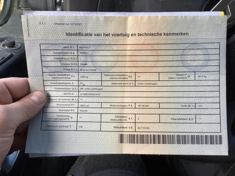 Renault Trafic 2.0 BLUE dCi L1H1 DOKA 3,0t 2021 – снимка 20