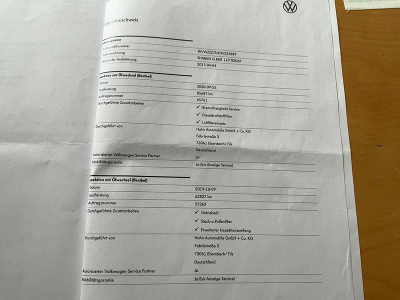 Volkswagen Sharan 2.0 TDI Comfortline BlueMotion Tech 2017 – снимка 24