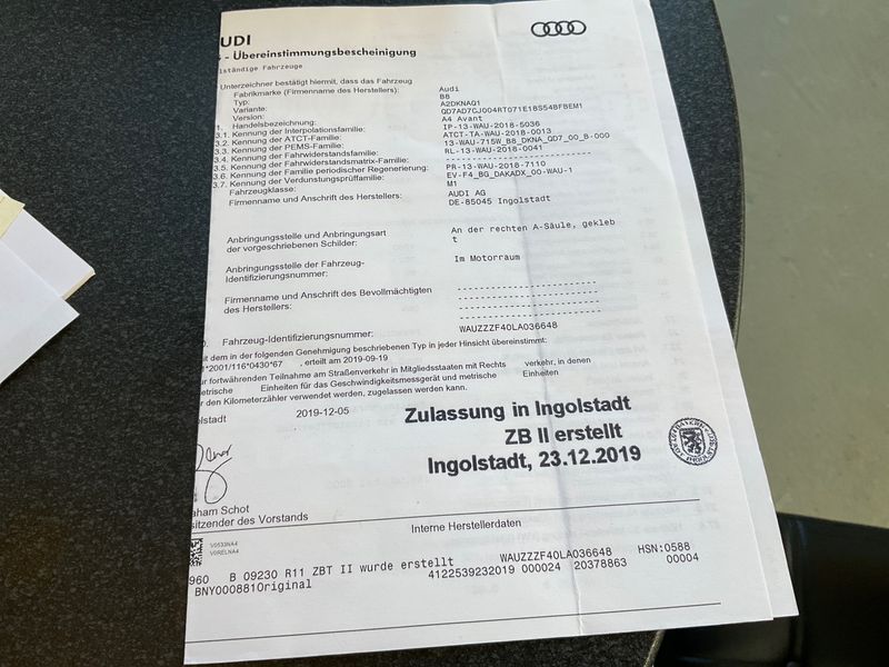 Audi A4 45 TFSI Mild-Hybrid quattro S line 2019 – снимка 22