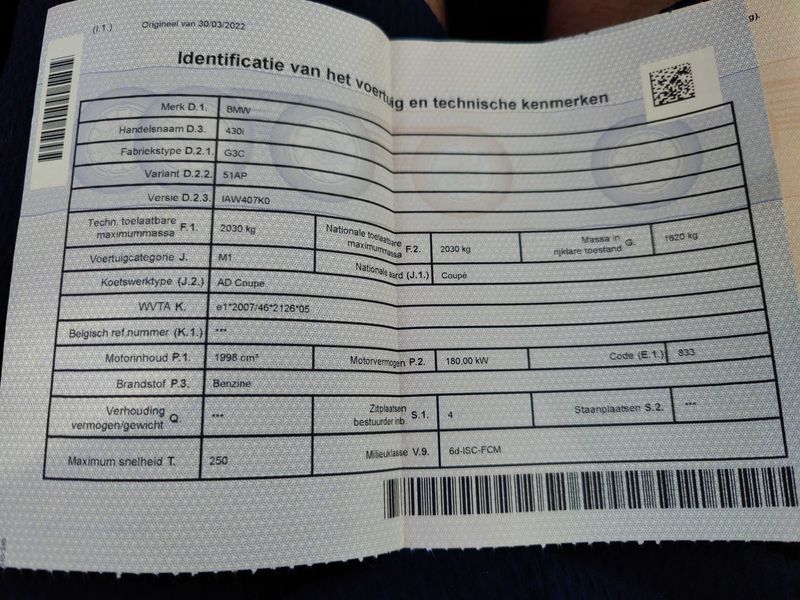 BMW 4er 430i M Sport 2022 – снимка 16
