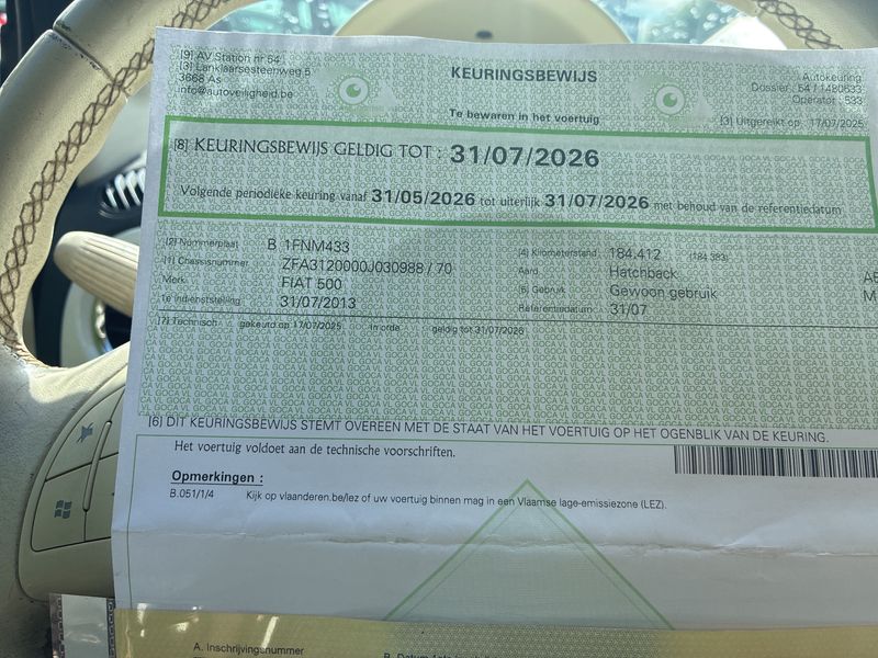 Fiat 500C 1.2 Lounge 2013 – снимка 22