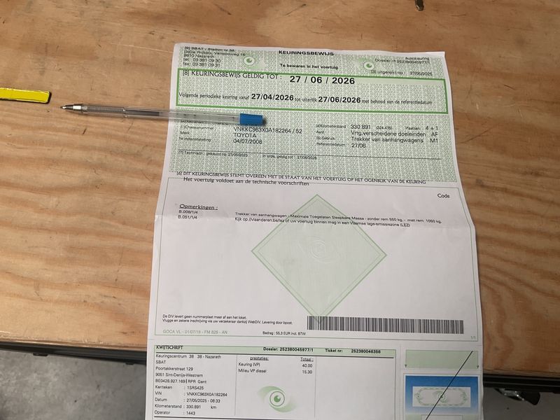Toyota Yaris 1.4 D-4D Team 2008 – снимка на щета