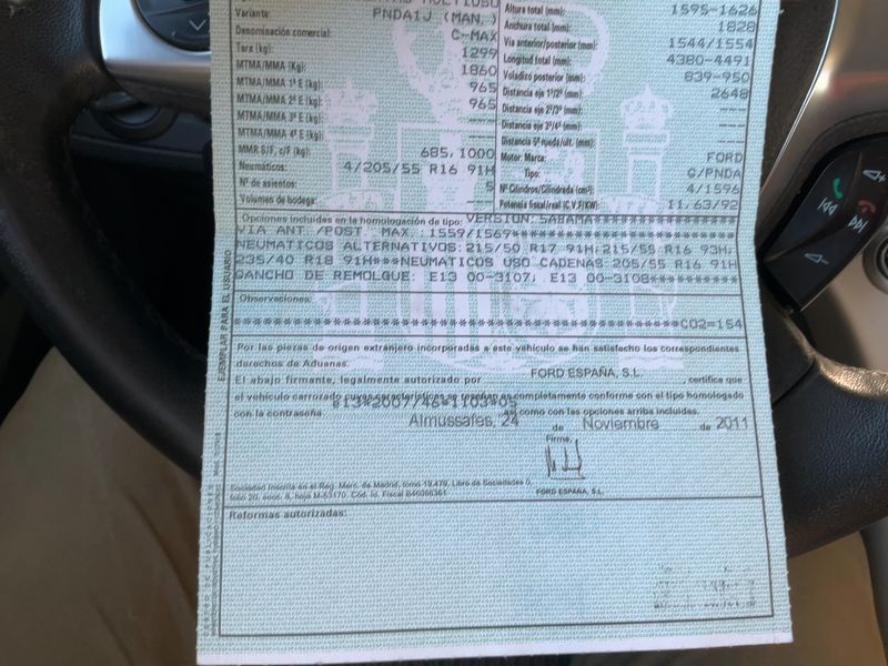 Ford C-Max 1.6 Ti-VCT Titanium 2012 – снимка 21