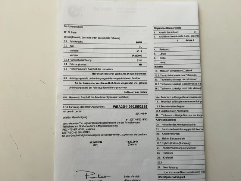 BMW 3er 318d 2014 – снимка 22