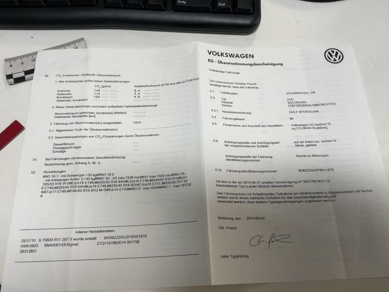 Volkswagen Golf VII Sportsvan 2.0 TDI Highline BlueMotion Tech 2014 – снимка 21